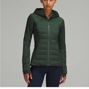 Lululemon down for it hooded jacket